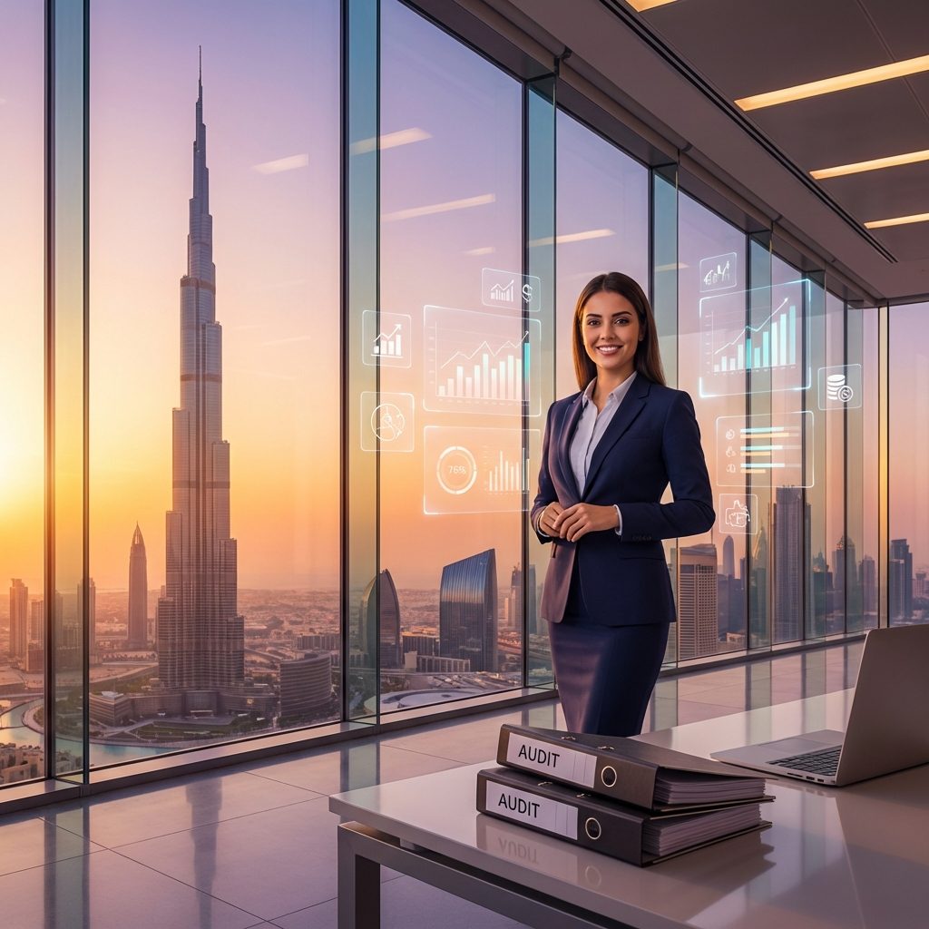 Dubai in the evening light